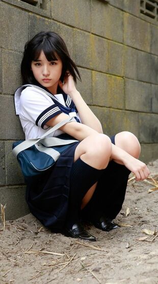 Chinese college girl Sukeban..