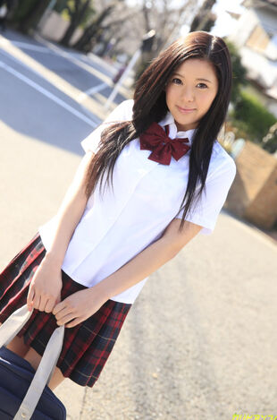 Chinese student Risa Shimizu..