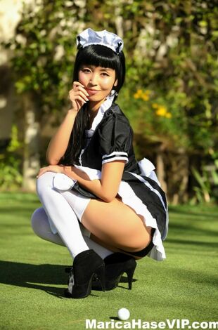 Asian maid Marica Hase uncovers her