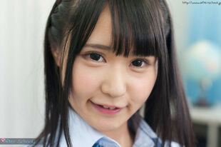 Ultra-cute little Japanese student